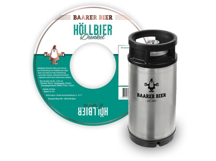 Baarer Höllbier Dunkel Cont. 2000cl