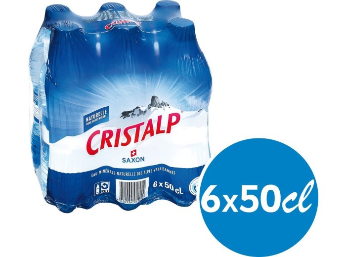 Cristalp blau PET EW  50cl 24x