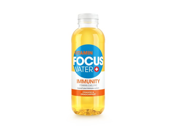 Focuswater Orange&Dragonfruit, EW Immunity 50cl x12
