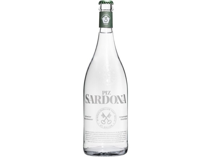 Piz Sardona Mineralwasser 3, stark CO2 MW 75cl x12