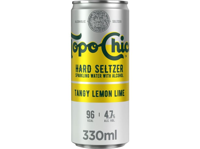 Topo Chico Tangy Lemon Lime, Hard Seltzer Dosen 33cl x12