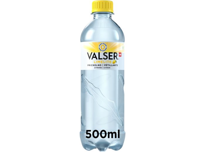 Valser Prickelnd Zitrone, PET EW Six Pack 50cl x24