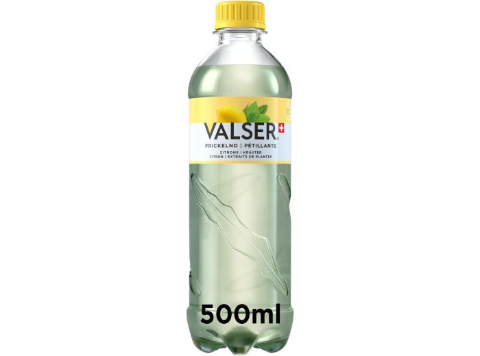 Valser Viva Lemon + Kräuter, PET EW Six Pack 50cl x24