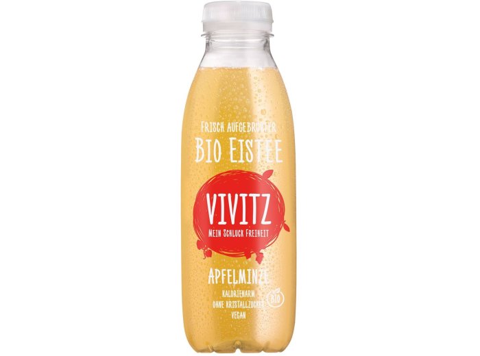 Vivitz Bio Eistee Apfel Minze*, PET EW 50cl x24