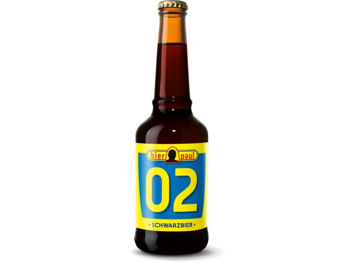 bier paul 02 Schwarzbier MW 33cl x20