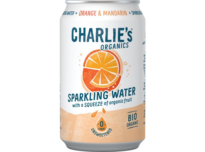 CHARLIE'S Natural Soda, Orange, Mandarin & Mint Dose 33cl x24