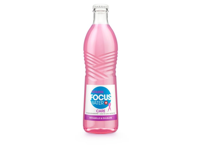 Focuswater Mirabelle Rhubarb, Care 33cl x24