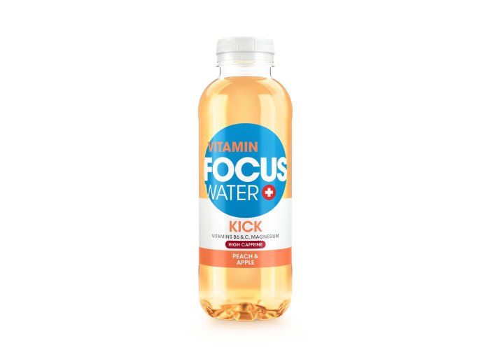 Focuswater  Pfirsich & Apfel, EW Kick 50cl x12
