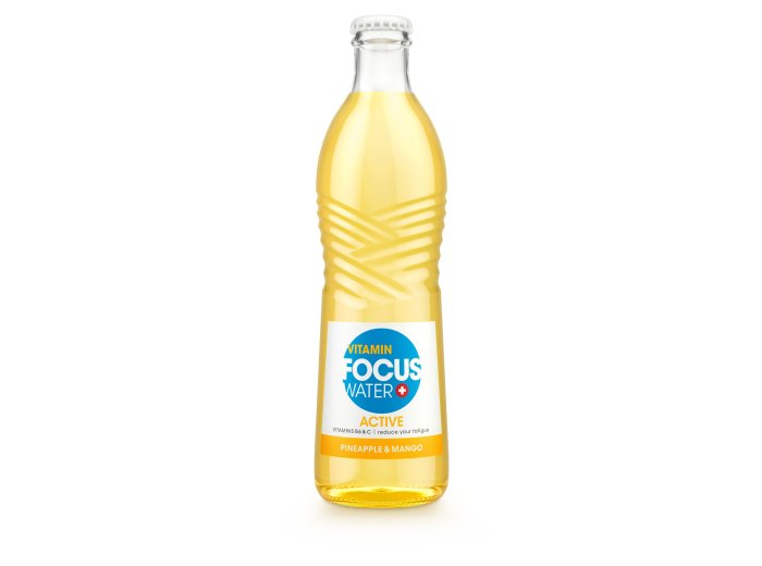 Focuswater Pinappel Mango, Active 33cl x24