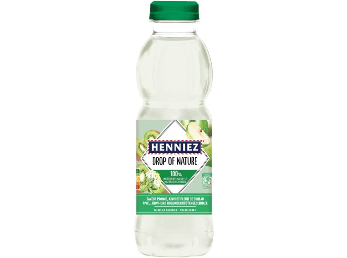 Henniez Drop of Nature Apfel, Kiwi/ Holunder PET EW Six Pack 50cl x24