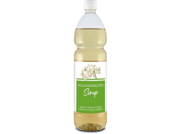 Holunderblüte Sirup 100% CH, PET EW Holderhof 100cl x6