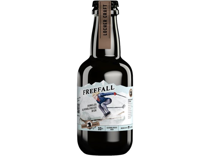 Locher Craft Freefall Dunkel, Alkoholfrei 33cl x10