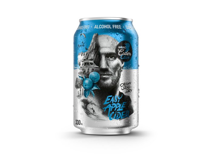 Möhl Easy Apple Cider Dosen, Alkoholfrei Six-Pack 33cl x24