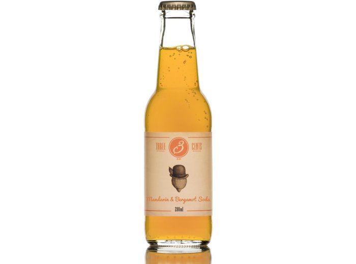 Three Cents Mandarin &, Bergamotte Soda EW 20cl x24