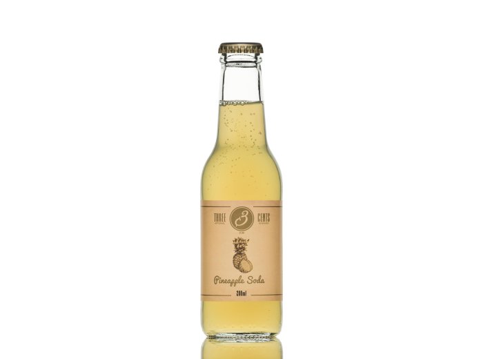Three Cents Pineapple Soda, EW 20cl x24