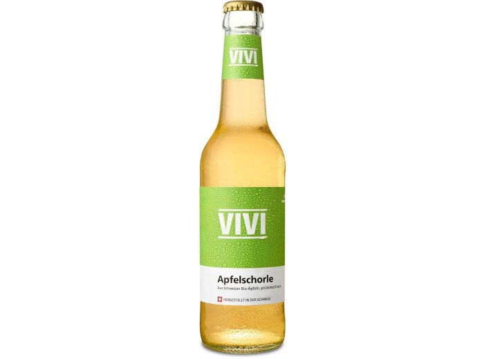 Vivi Apfelschorle MW, BIO 33cl x24