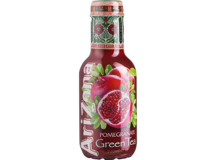 AriZona Green Tea Pomegrante, PET EW 50cl x6