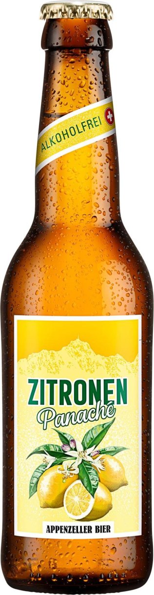 Appenzeller Zitronen Panachè, 0.0% Alkoholfrei  MW 33cl x24