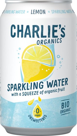 CHARLIE'S Natural Soda, Lemon, Lime & Mint Dose 33cl x24