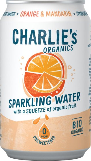 CHARLIE'S Natural Soda, Orange, Mandarin & Mint Dose 33cl x24
