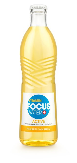 Focuswater Pinappel Mango, Active 33cl x24
