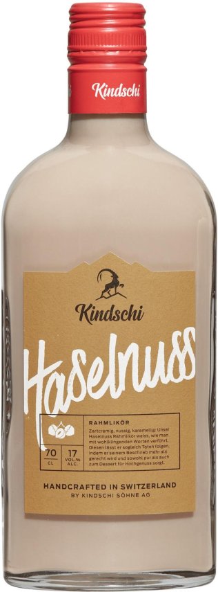 Haselnuss Rahmlikör, Kindschi 70cl