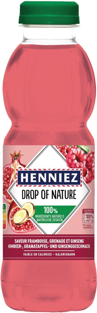 Henniez Drop of Nature Himbeer, Granatapfel/Ginsengg PET EW 50cl x24