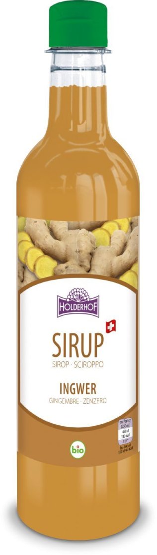 Ingwer Bio Sirup, PET EW Holderhof 50cl x6