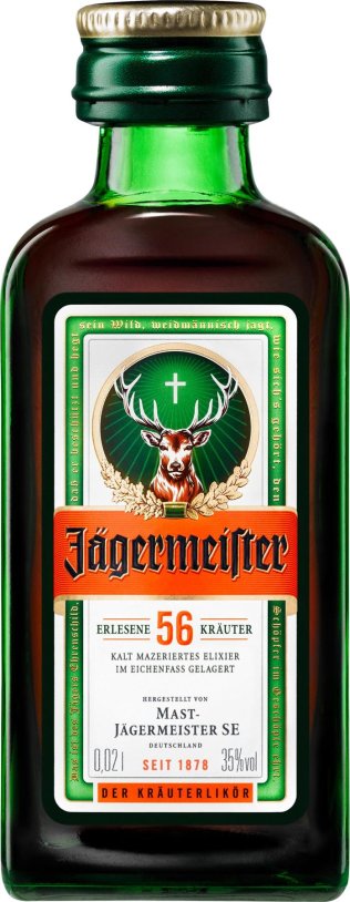 Jägermeister Karton à 60 Fl. 2cl x60