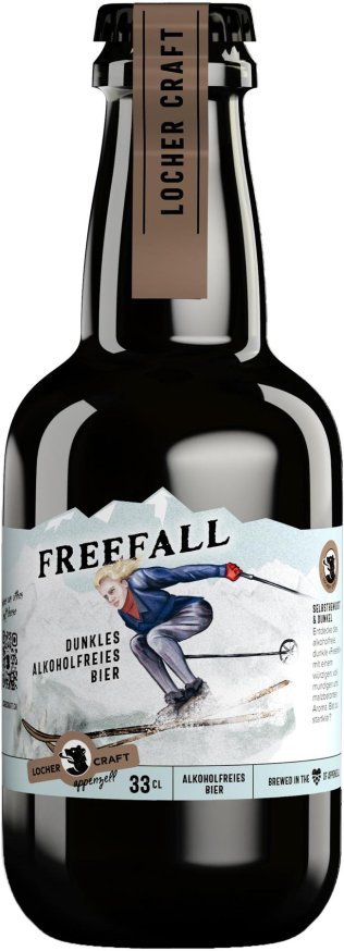 Locher Craft Freefall Dunkel, Alkoholfrei 33cl x10