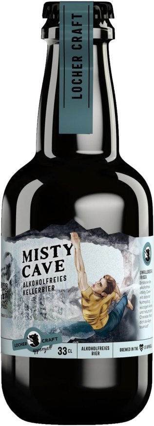 Locher Craft Misty Cave Hell, Alkoholfrei 33cl x10