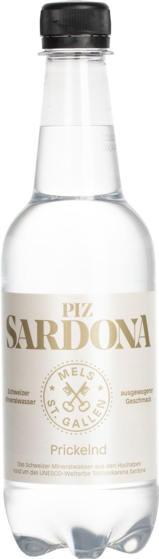 MQM Mineralwasser  2, mit Co2 PET EW Piz Sardona 50cl x24