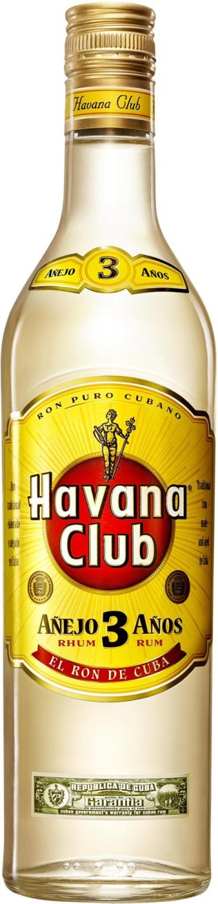 Rum Havana Añejo, 3 Anos 70cl