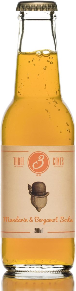 Three Cents Mandarin &, Bergamotte Soda EW 20cl x24
