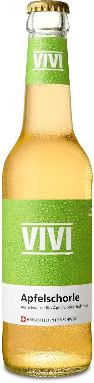 Vivi Apfelschorle MW, BIO 33cl x24