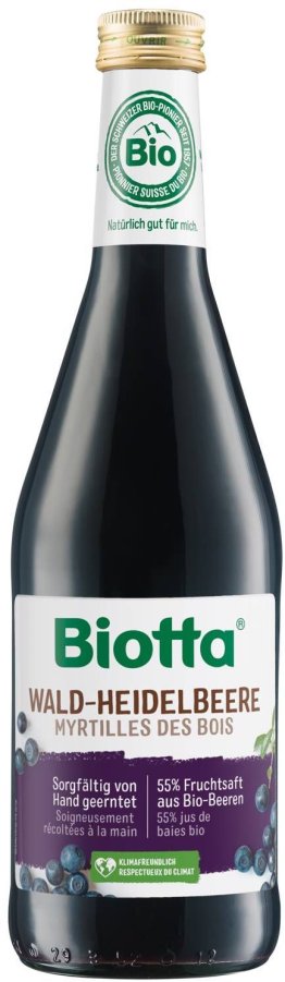 Biotta Heidelbeer EW * 50cl 6x