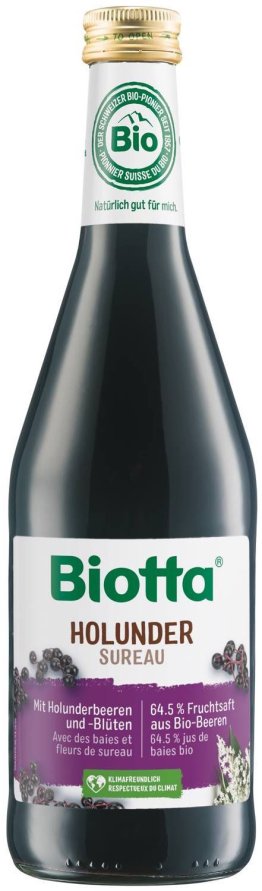 Biotta Holundersaft EW * 50cl 6x