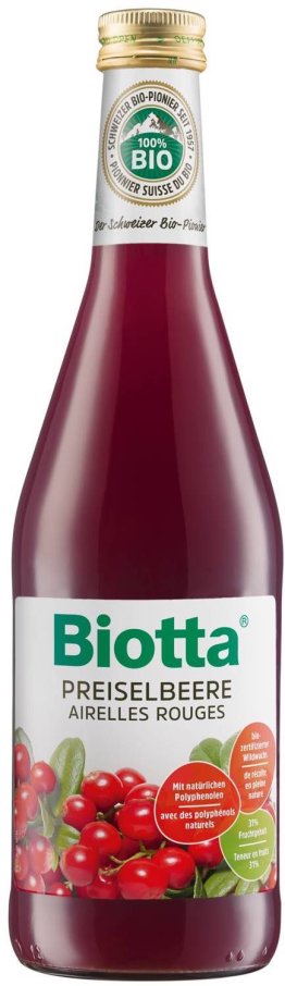 Biotta Preiselbeer EW 50cl 6x