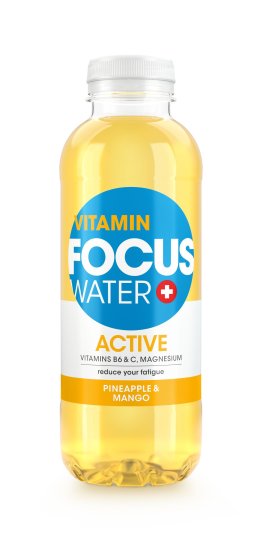 Focuswater Ananas 12er EW & Mango (active) 50cl 12x