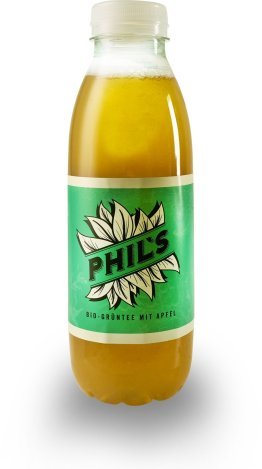 Phil's Bio Grüntee Apfel PET EW 12er Pack 50cl 12x