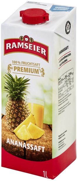 Ramseier Ananassaft Premium 4er Pack Tetra 100cl 4x