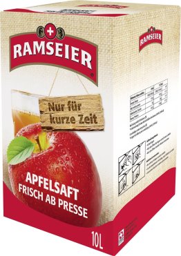 Ramseier Apfeldrink Postmix Bag in Box 10 lt 1000cl