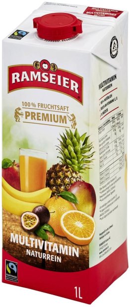 Ramseier Multivitaminsaft Tetra 4er-Pack 100cl 4x