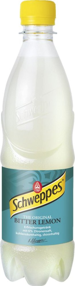 Schweppes Bitter Lemon PET EW Six Pack 50cl 24x