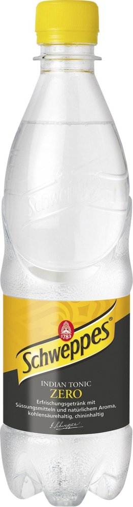 Schweppes Tonic Zero PET EW Six Pack 50cl 24x