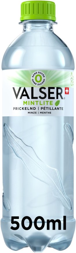 Valser Prickelnd Minze PET EW Six Pack 50cl 24x