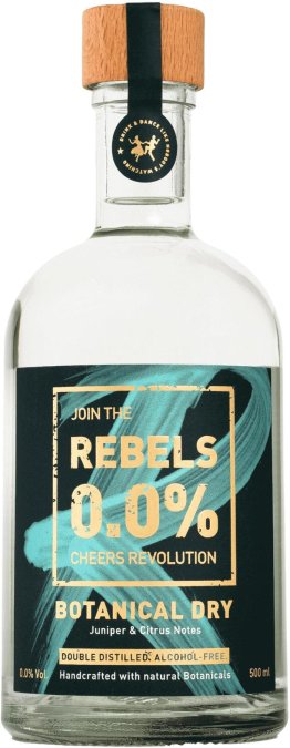 Botanical Dry Rebels 0.0, Alkoholfrei 50cl