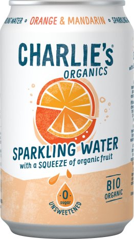 CHARLIE'S Natural Soda, Orange, Mandarin & Mint Dose 33cl x24