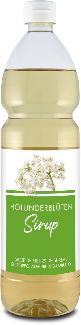 Holunderblüte Sirup 100% CH, PET EW Holderhof 100cl x6