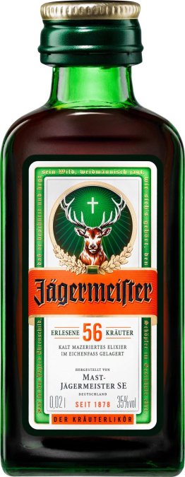 Jägermeister Karton à 60 Fl. 2cl x60